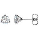 14K White Gold 3/4CTW Diamond Martini Studs